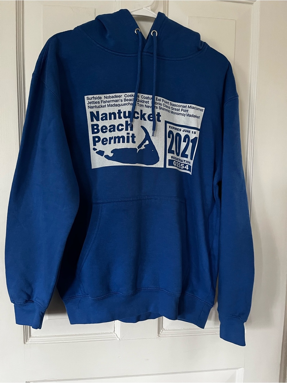 Nantucket Beach Permit Hoodie